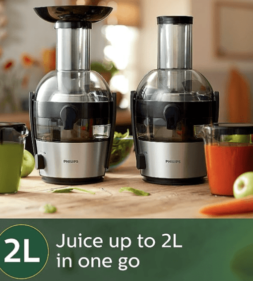 Philips Viva Collection HR1863/20 2-Litre Juicer (Black/Silver), 800 W - Image 3